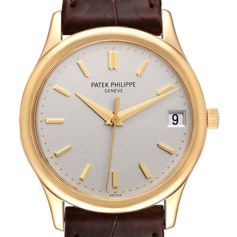 patek philippe 4146503|Patek Philippe Calatrava Yellow Gold 5053 .